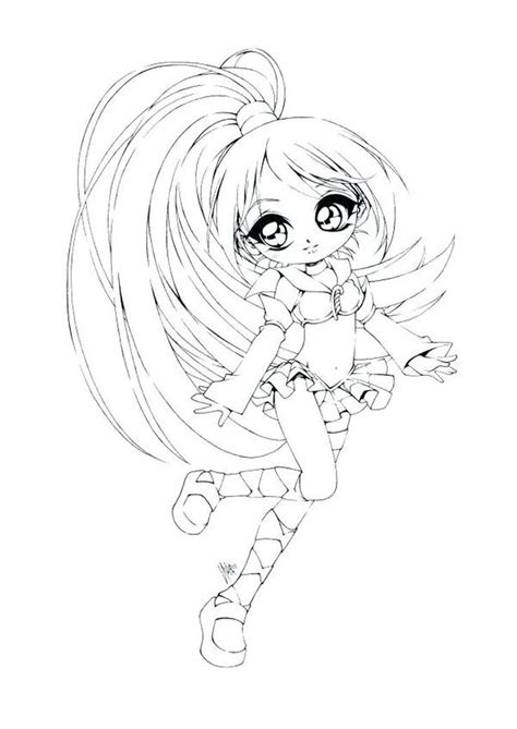 Chibi Anime Coloring Pages In 2020 Chibi Coloring Pages Coloring