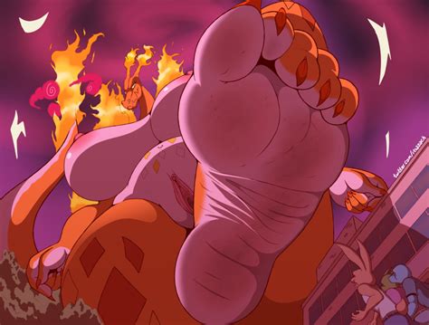 Rule 34 5 Fingers 5 Toes Anthro Big Breasts Breasts Building Charizard Claws Clitoris Clothed