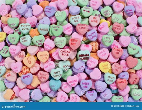 Conversation Candy Hearts Stock Photo Image Of Sugar 20164566