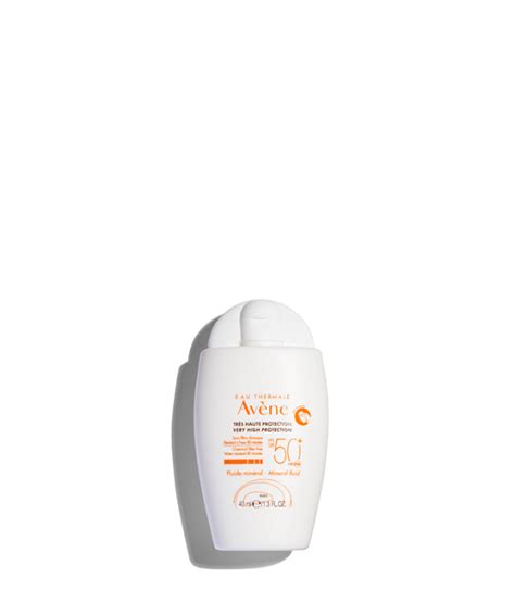 Mineral Sunscreen Fluid SPF 50+ | Mineral sunscreen, Avene ...