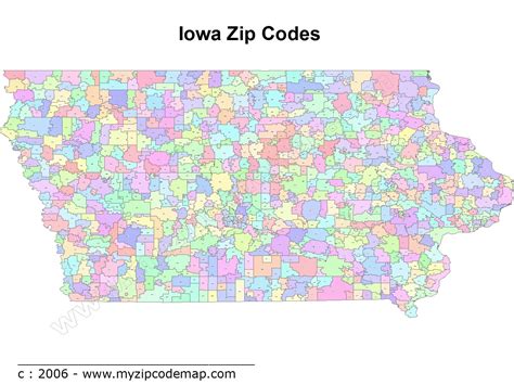 Iowa Zip Code Maps Free Iowa Zip Code Maps