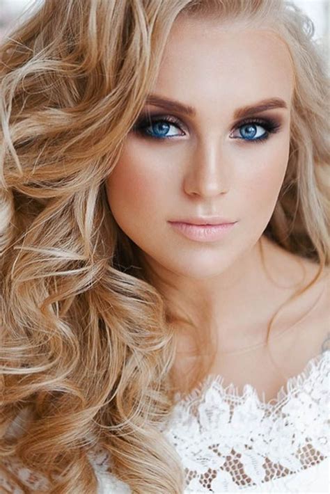 Wedding Makeup Ideas For Blue Eyes Bridal Makeup For Blondes