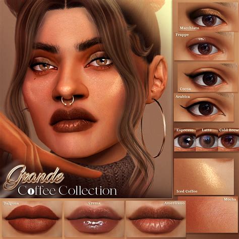 Grande Coffee Collection Makeup Set With 12 Pralinesims