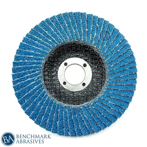 4 X 58 T27 Zirconia Flap Disc Grinding Wheels 1 Piece Benchmark