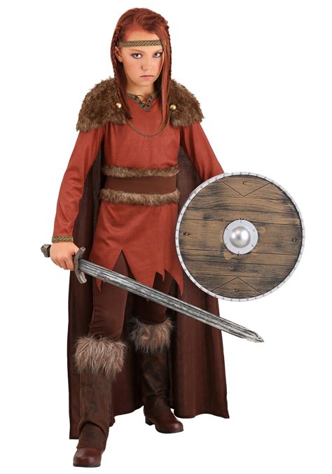 Girl Costume Girls Viking Viking Cosplay Viking Warrior Girl Halloween