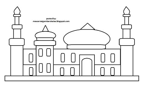 9,969 followers · teens & kids website. Mewarnai Gambar: Mewarnai Gambar Masjid Yuuk ...