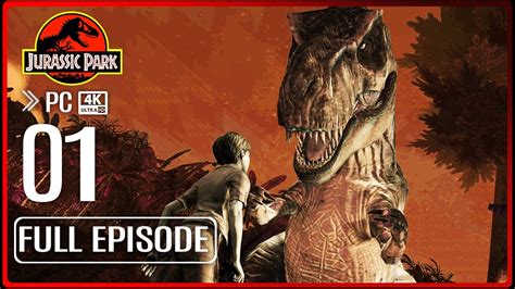 Jurassic Park Full Episode 1 The Intruder All Cutscenes 4k 60fps