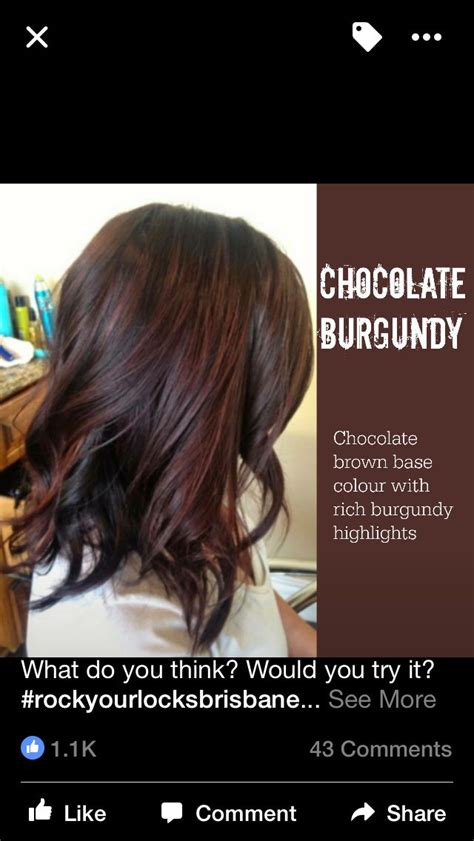 The red tones found in. Brown with mahogany | Hair color mahogany, Hair color ...