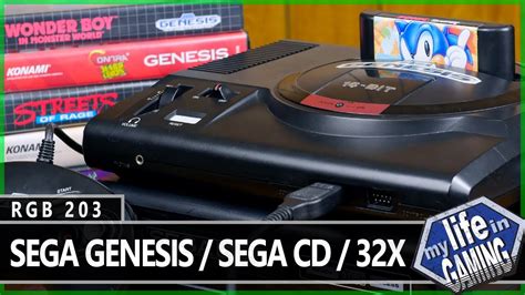Sega Genesis Sega Cd And 32x Rgb203 My Life In Gaming Youtube