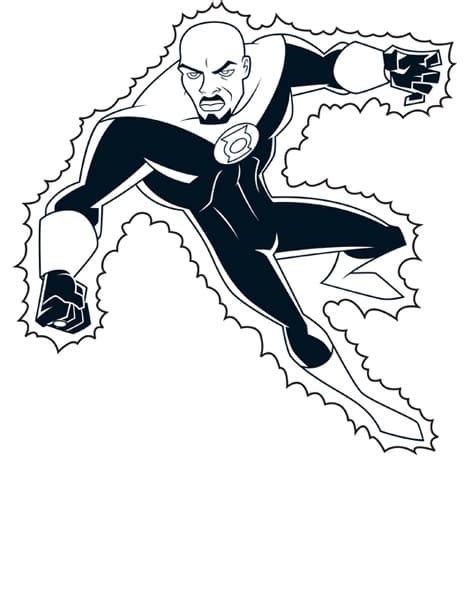 Green Lantern Coloring Pages - Free Printable Coloring Pages for Kids