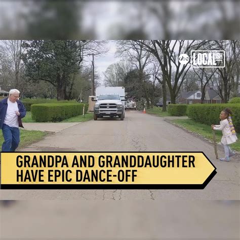 localish grandpa and granddaughter have epic dance off