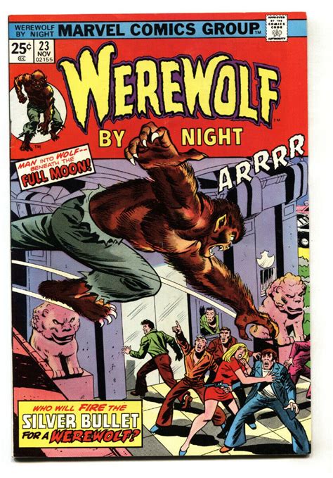 Werewolf By Night 23 Comic Book Marvel Horror Vf Comic Books