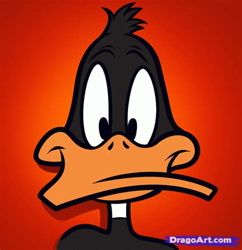 How To Draw Daffy Easy Step By Step Cartoon Network
