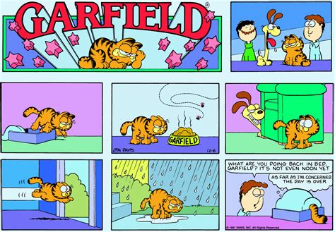 Garfield December 1981 Comic Strips Garfield Wiki Fandom