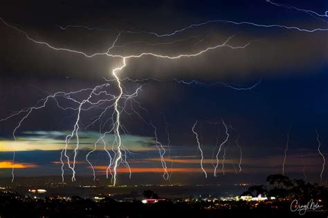 Nonstop Continuous Lightning Hits Bay Area More Storms In Forecast