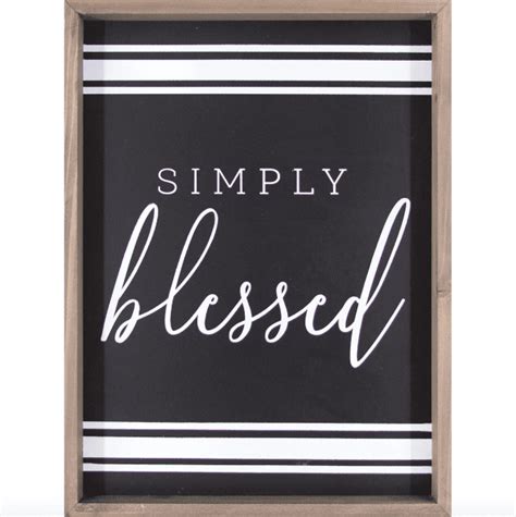 Simply Blessed Wood Wall Art Home Decoration Religious Decor Walmart