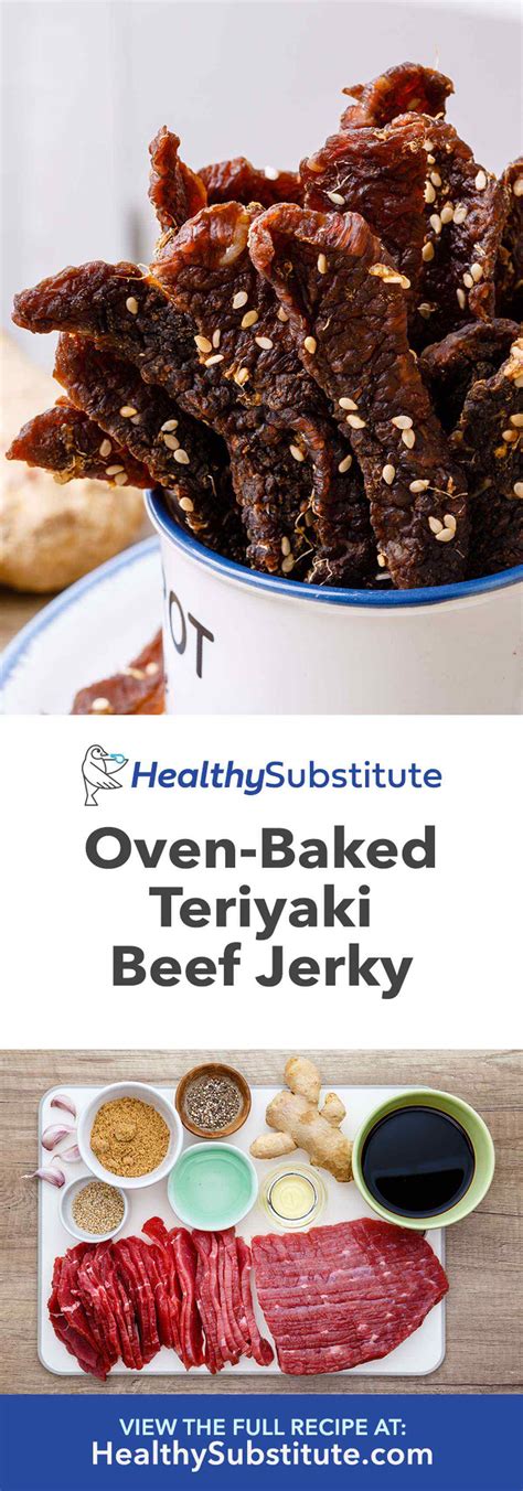 Well, having been an enormous fan of homemade beef jerky ever since i was little, i had been dreaming about having a dehydrator to make some of my own. No-Fuss Oven Baked Teriyaki Beef Jerky (Easy Jerky Recipe) - Healthy Substitute