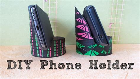Pin By Reciclare Creativa On Recycling And Repurposing Diy Phone Holder