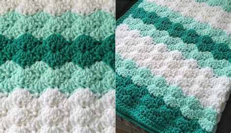 Shells Stitch Baby Blanket Free Crochet Pattern Diy Smartly