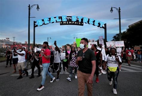 Floyd Protest Day 6 Blog Night Of Protests Ends Quietly Memphis