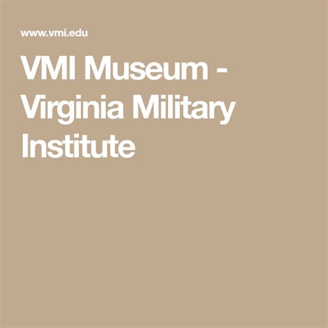 Vmi Museum Virginia Military Institute Museum Virginia Military