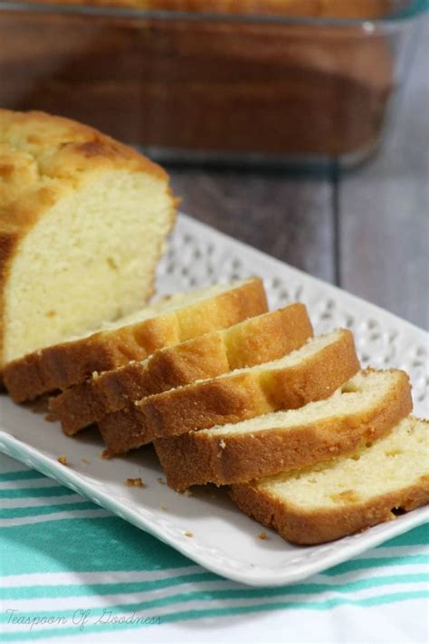 Add oil and sugar substitute; Homemade Pound Cake Recipe | Teaspoon of Goodness