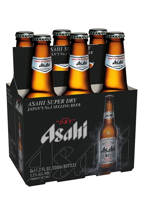 Asahi Super Dry Bottles 6 X 330 Ml Every Wine And Spirits