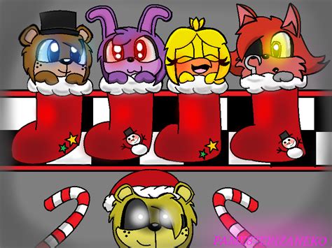 Fnaf Merry Christmas By Pame87erizaneko On Deviantart