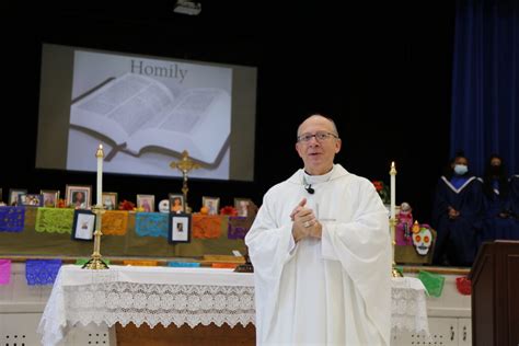 Bishop Knestout Celebrates Mass At All Saints School Richmond