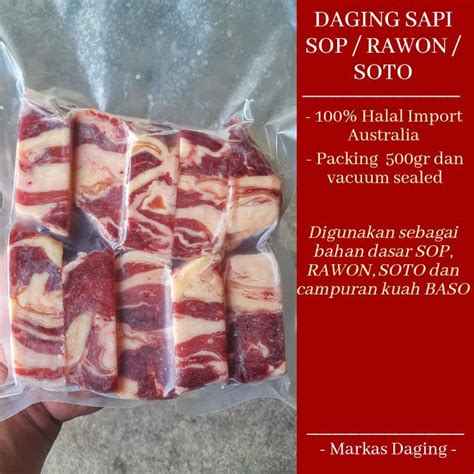 Jual DAGING SOP RAWON SOTO AUS Shopee Indonesia