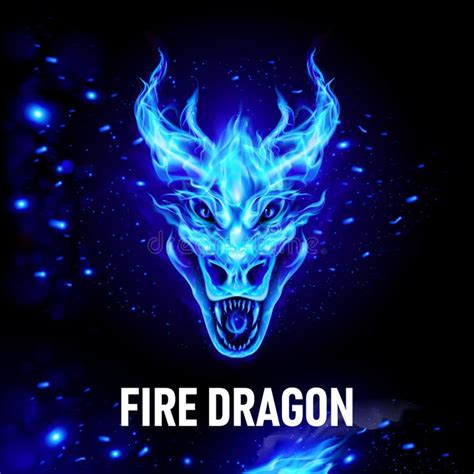 Dragon Fire Head Stock Illustrations 7616 Dragon Fire Head Stock