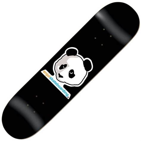 Enjoi Skateboards Vato Panda Skateboard Deck 85 Skateboards From