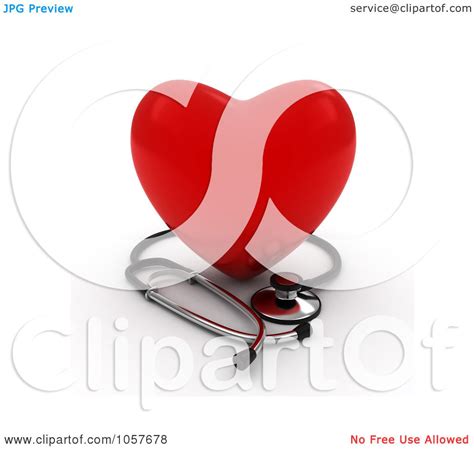 Royalty Free Cgi Clip Art Illustration Of A 3d Red Heart