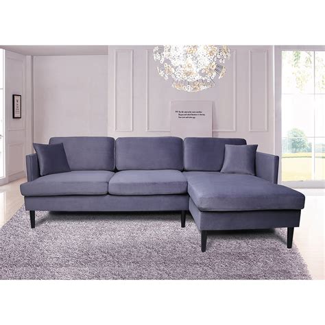 Stop Now Modern L Shaped Convertible Sofa Sectional Sofa Bed For Small
