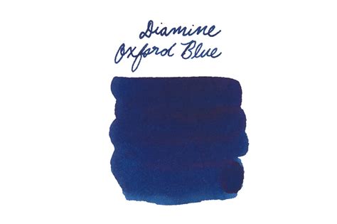 Diamine Oxford Blue Ink Sample