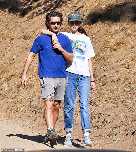 Shia Labeouf And Margaret Qualley Hold Hands On A Romantic Hike In The Hollywood Hills Daily