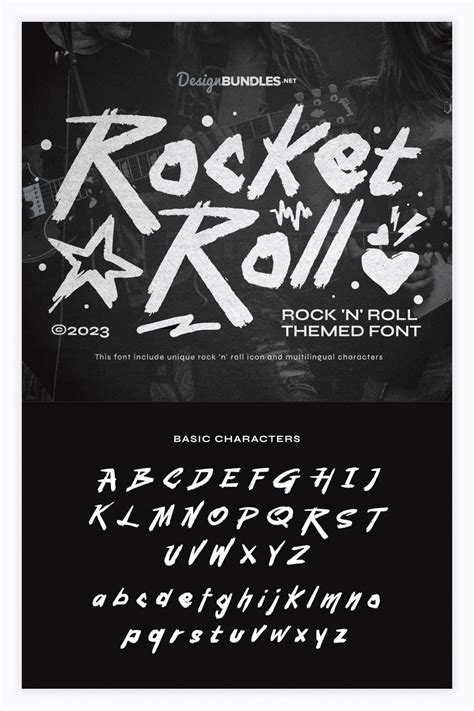 18 Best Rock And Roll Fonts For 2023 Masterbundles