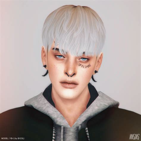 Sims 4 Korean Male Mouth Preset 01 In 2021 Sims Hair