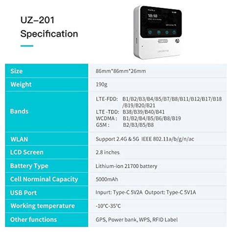 Urozetta Cloud Mobile Wifi Hotspot Device High Speed Wifi Portable
