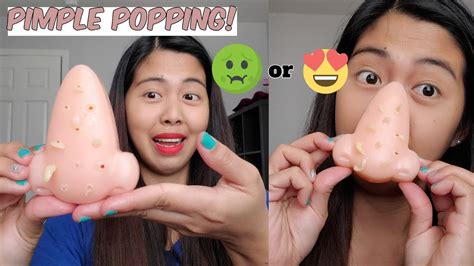 I Tried A Pimple Popper Toy Sa Kakapanood Ng Dr Pimple Popper Youtube