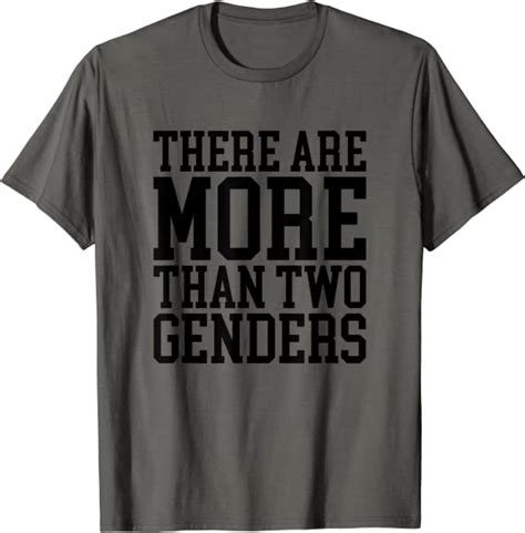 There Are More Than Two Genders T Shirt Amazon Co Uk Fashion