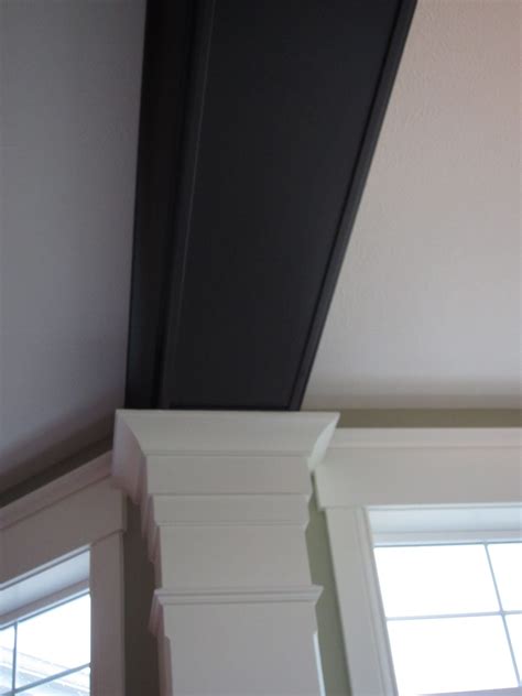 Wood molding crown molding molding ideas moldings trim work ceiling beams wainscoting foyer curtains. crown molding and wood beam | Home, Wood beams, New homes
