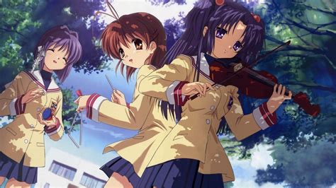 Ichinose Kotomi Clannad Furukawa Nagisa Fujibayashi Kyou Fujibayashi