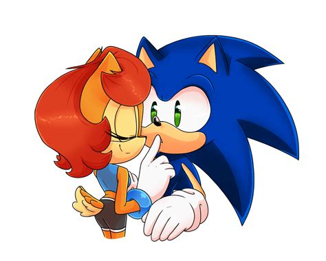 Sonic And Sally Kiss