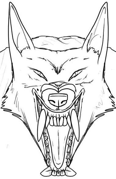 Werewolf Face Drawing At Explore Collection Of