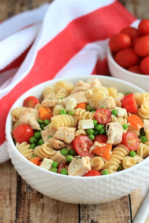 Chicken And Pea Pasta Salad Frugal Mom Eh