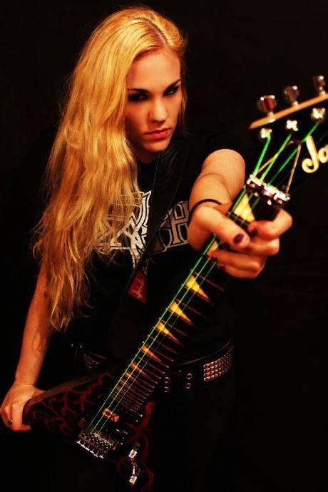 Female Guitarist Heavy Metal Girl Metal Girl