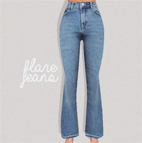 Flare Jeans The Sims 4 Catalog