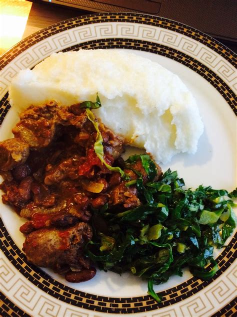 Traditional Zimbabwean Sadza And Beef Stew Recipe