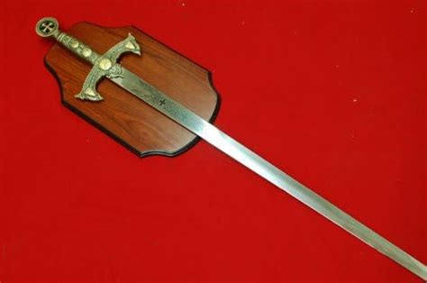 Knights Templar Crusader Decorative Sword Medieval Inspired Stainless